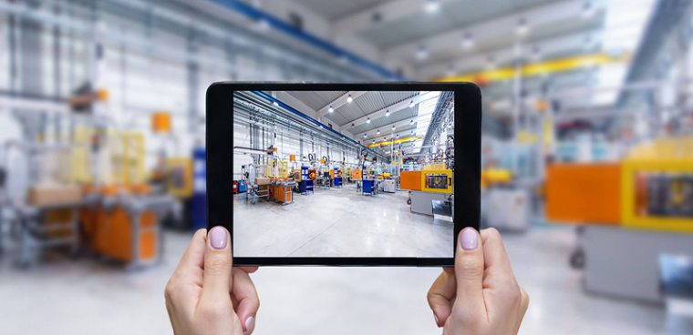 Oil Refinery, Chemical & Petrochemical plant abstract at night.