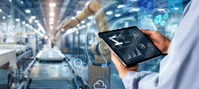 Oil Refinery, Chemical & Petrochemical plant abstract at night.